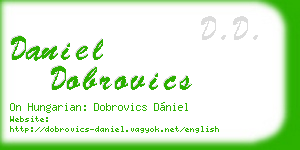 daniel dobrovics business card