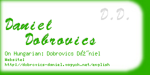 daniel dobrovics business card